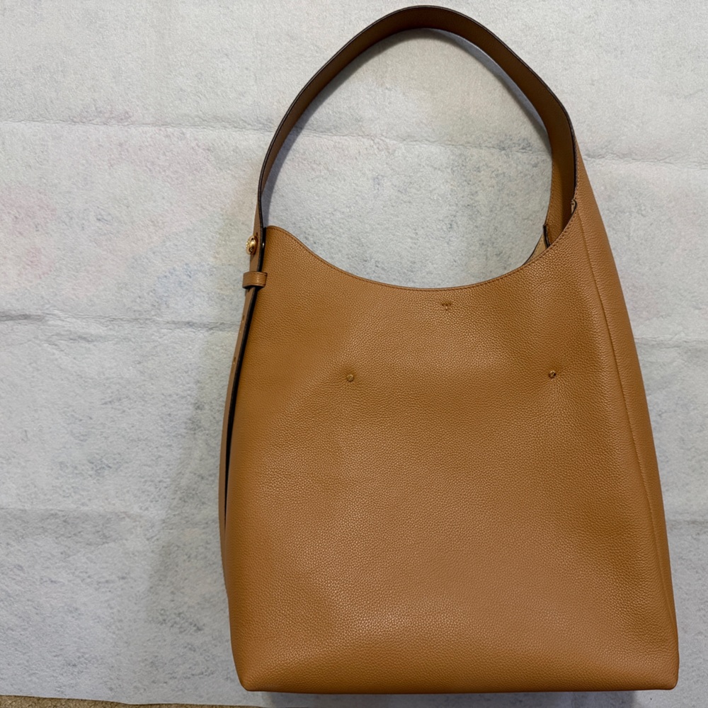 Tory Burch Romy Hobo Bag in Tiramisu - Picture 2 of 9